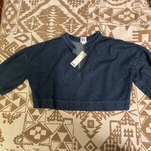 New with Tags BDG - Urban Outfitters denim crop top. Size Small